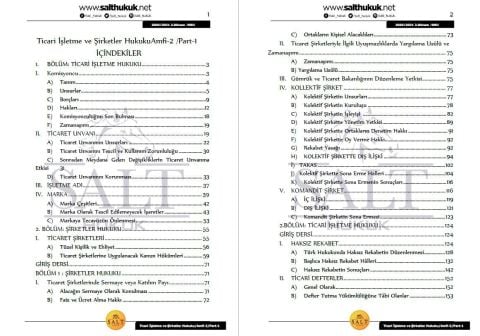 Ticaret İşletme ve Şirketler Hukuku Amfi 2 2. Dönem Not Seti (2020-2021)-DEÜ-Konu Anlatım Kitapçığı