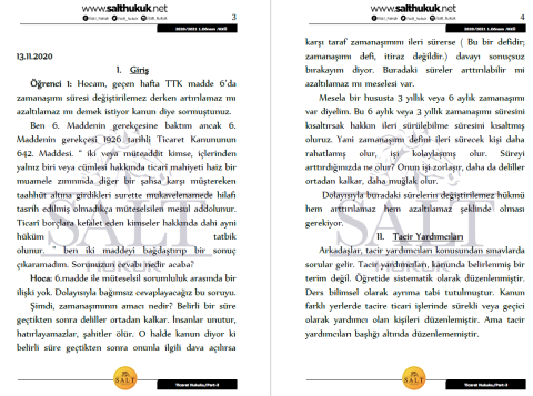 Ticaret Hukuku 1. Dönem Part-3 (2020-2021)-KKÜ-Konu Anlatım Kitapçığı