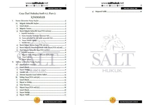 Ceza Özel Hukuku Amfi 1-2 2. Dönem Not Seti (2020-2021)-DEÜ-Konu Anlatım Kitapçığı