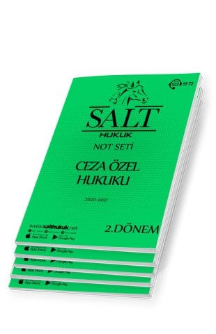 Ceza Özel Hukuku Amfi 1-2 2. Dönem Not Seti (2020-2021)-DEÜ-Konu Anlatım Kitapçığı