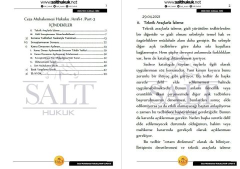 Ceza Muhakemesi Hukuku Amfi 1 2. Dönem Not Seti (2020-2021)-DEÜ-Konu Anlatım Kitapçığı
