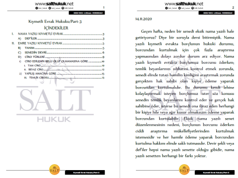 Kıymetli Evrak 1. Dönem Part-3 (2020-2021)-KKÜ-Konu Anlatım Kitapçığı