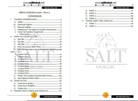 Miras Hukuku Amfi 1 2. Dönem Not Seti (2020-2021)-DEÜ-Konu Anlatım Kitapçığı