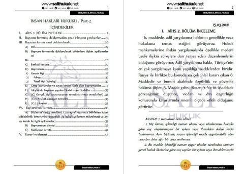 İnsan Hakları 2. Dönem Part-2 (2020-2021)-AKHF-Konu Anlatım Kitapçığı
