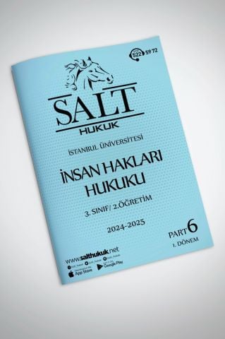 İnsan Hakları Hukuku 2.Öğretim 1. Dönem Part-6 (2024-2025)-İÜHF-Konu Anlatım Kitapçığı(Kopya)