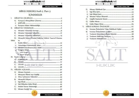 Miras Hukuku Amfi 2 2. Dönem Not Seti (2020-2021)-DEÜ-Konu Anlatım Kitapçığı
