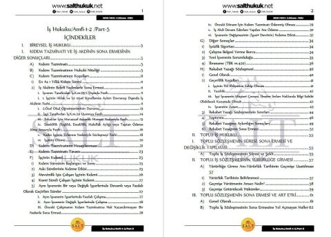 İş Hukuku Amfi 1-2 2. Dönem Not Seti (2020-2021)-DEÜ-Konu Anlatım Kitapçığı