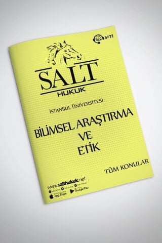 İÜHF-Bilimsel Araştırma Ve Etik