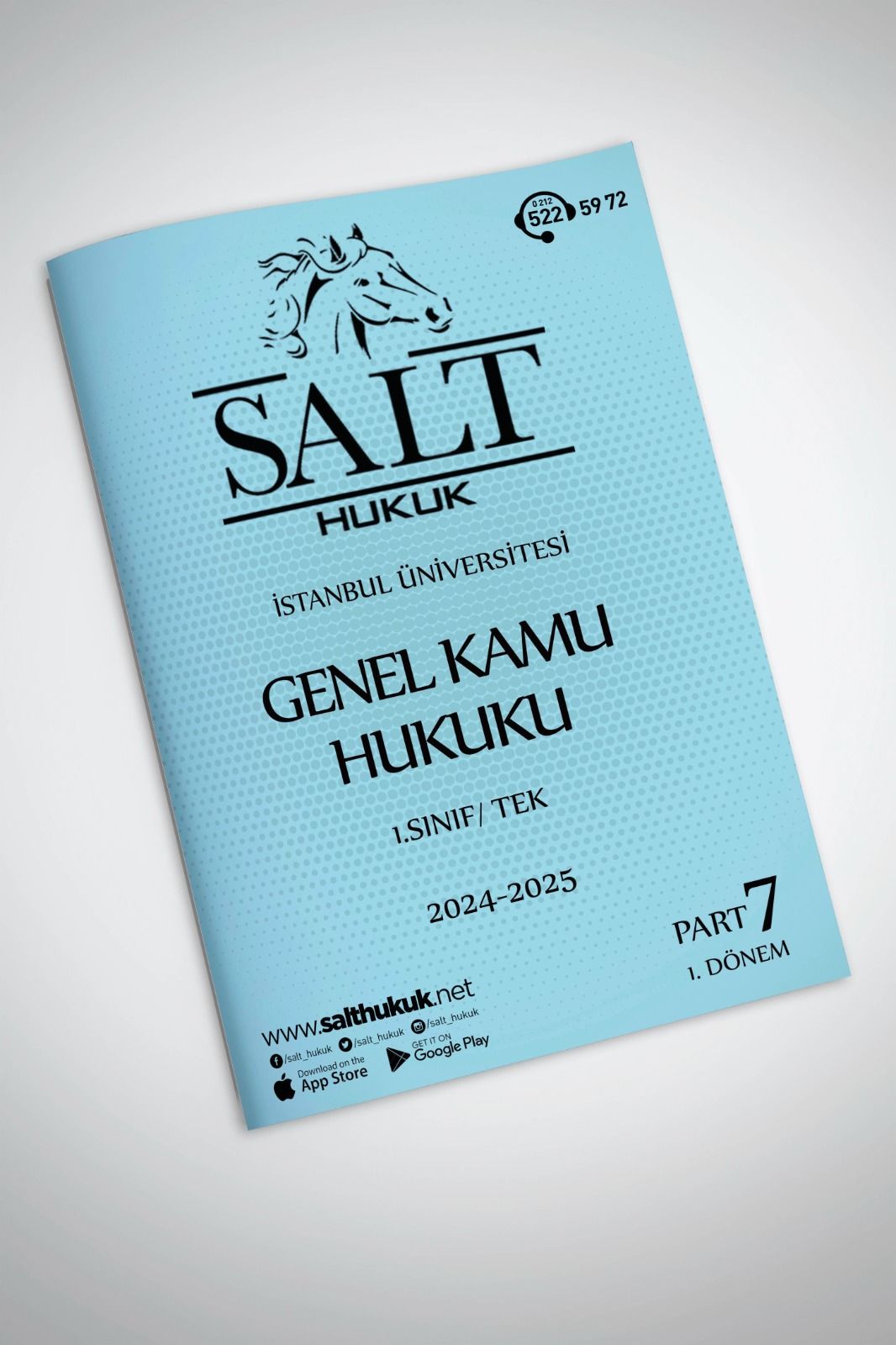 Genel Kamu Hukuku Tek 1. Dönem Part-7 (2024-2025)-İÜHF-Konu Anlatım Kitapçığı