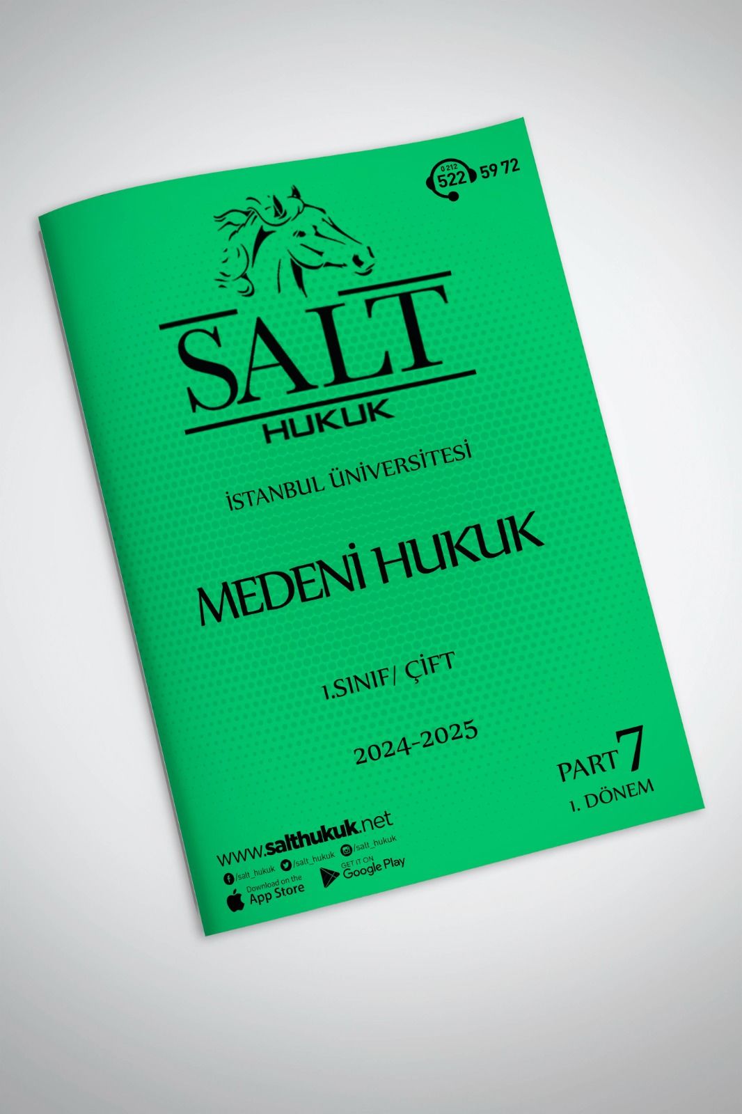 Medeni Hukuk Çift 1. Dönem Part-7 (2024-2025)-İÜHF-Konu Anlatım Kitapçığı