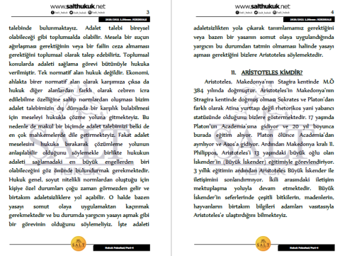 Hukuk Felsefesi 1. Dönem Part-4 (2020-2021)-KKÜ-Konu Anlatım Kitapçığı