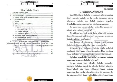 İdare Hukuku 2. Dönem Part-3 (2020-2021)-AKHF-Konu Anlatım Kitapçığı