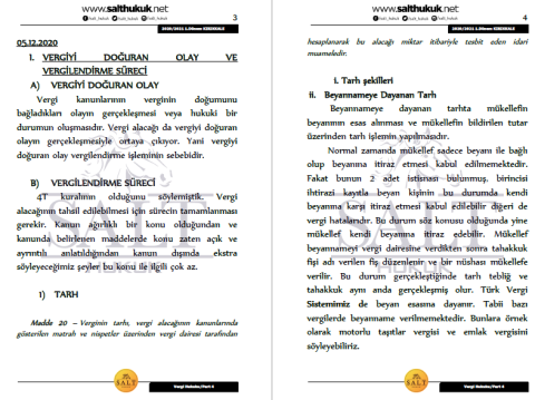 Vergi Hukuku 1. Dönem Part-4 (2020-2021)-KKÜ-Konu Anlatım Kitapçığı