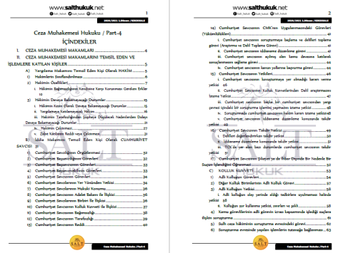 Ceza Muhakemesi Hukuku 1. Dönem Part-4 (2020-2021)-KKÜ-Konu Anlatım Kitapçığı
