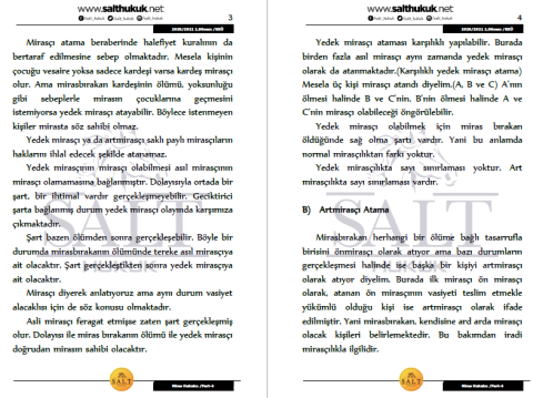 Miras Hukuku 1. Dönem Part-4 (2020-2021)-KKÜ-Konu Anlatım Kitapçığı