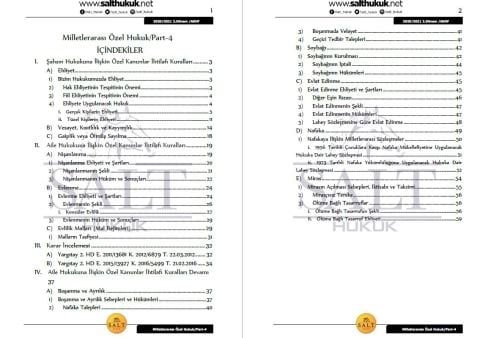 Milletler Özel Hukuku 2. Dönem Part-4 (2020-2021)-AKHF-Konu Anlatım Kitapçığı