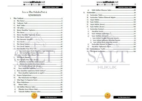 İcra ve İflas Hukuku 2. Dönem Part-4 (2020-2021)-AKHF-Konu Anlatım Kitapçığı