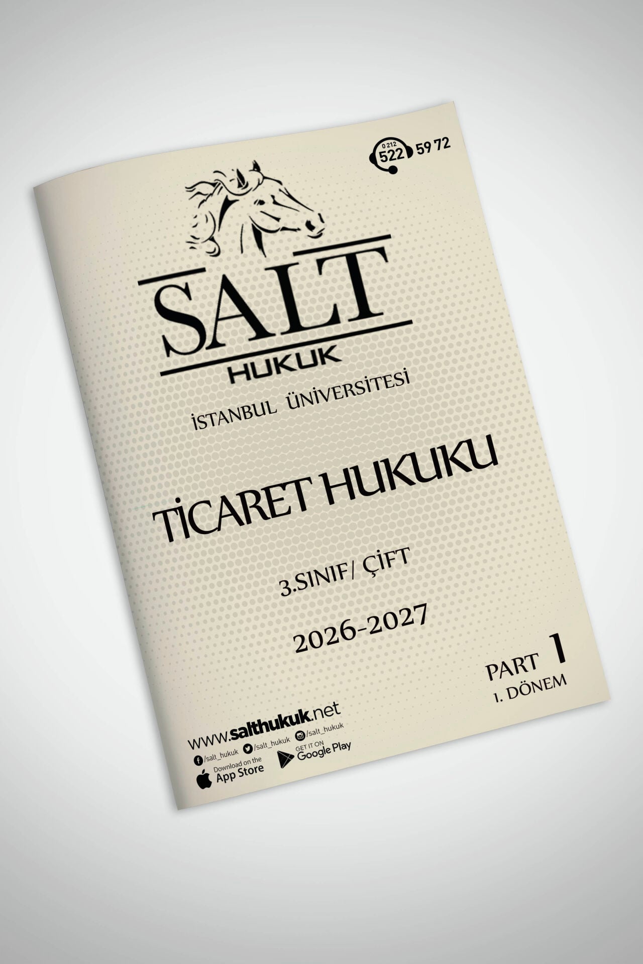 Ticaret Hukuku Çift 1. Dönem Part-1 (2026-2027)-İÜHF-Konu Anlatım Kitapçığı