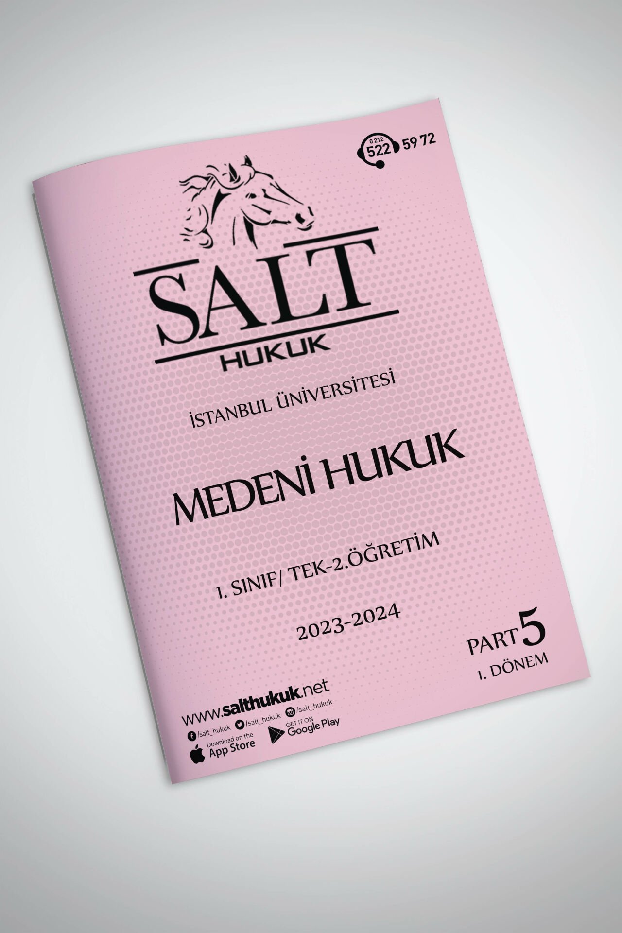 Medeni Hukuk Tek-2.Öğretim 1. Dönem Part-5 (2023-2024)-İÜHF-Konu Anlatım Kitapçığı