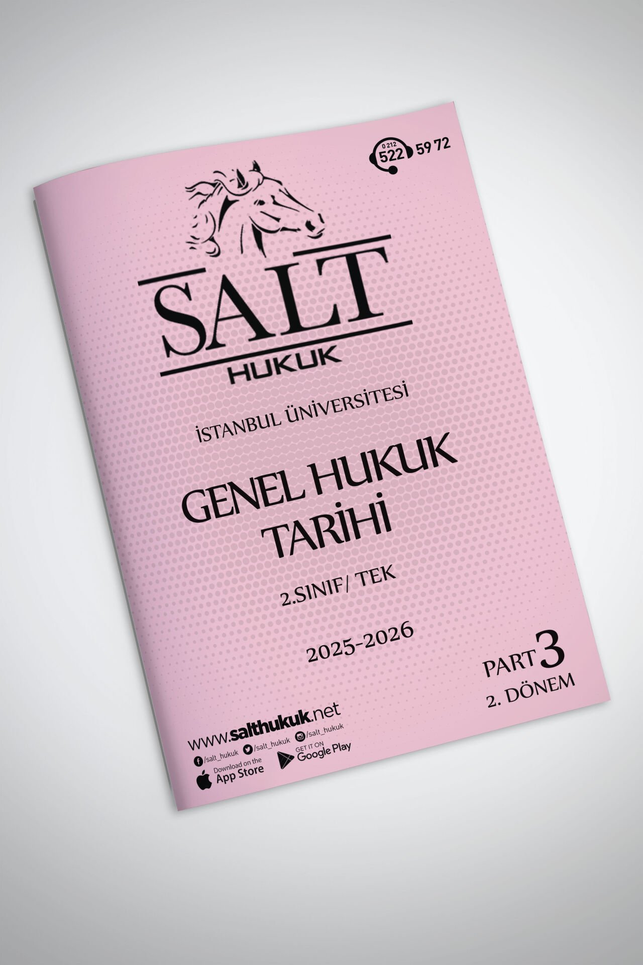 Genel Hukuk Tarihi Tek 2. Dönem Part-3 (2025-2026)-İÜHF-Konu Anlatım Kitapçığı