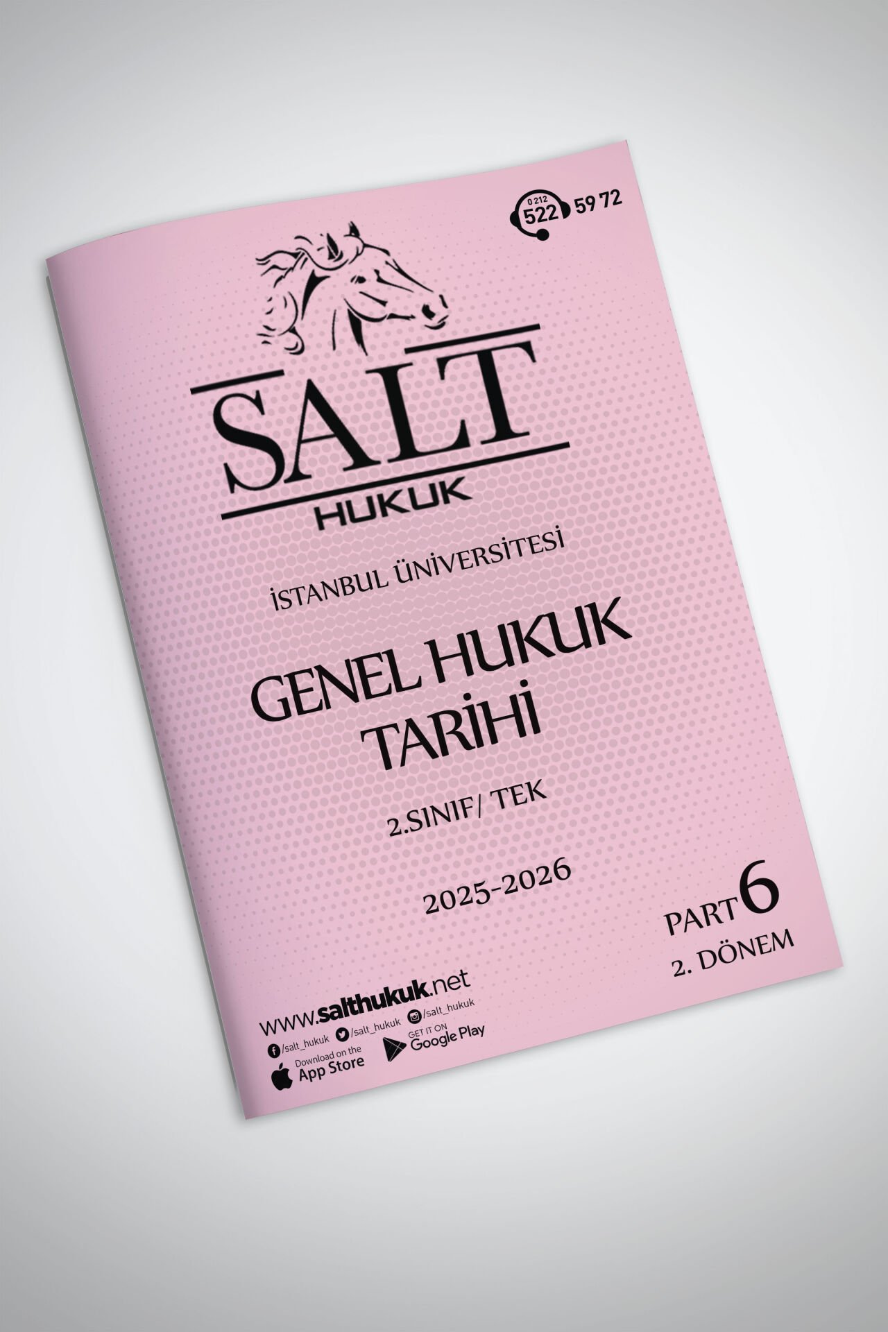 Genel Hukuk Tarihi Tek 2. Dönem Part-6 (2025-2026)-İÜHF-Konu Anlatım Kitapçığı