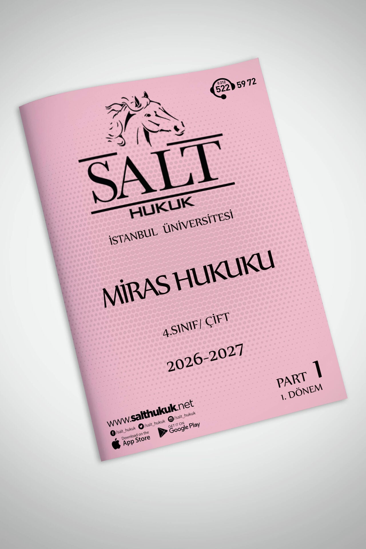 Miras Hukuku Çift 1. Dönem Part-1 (2026-2027)-İÜHF-Konu Anlatım Kitapçığı