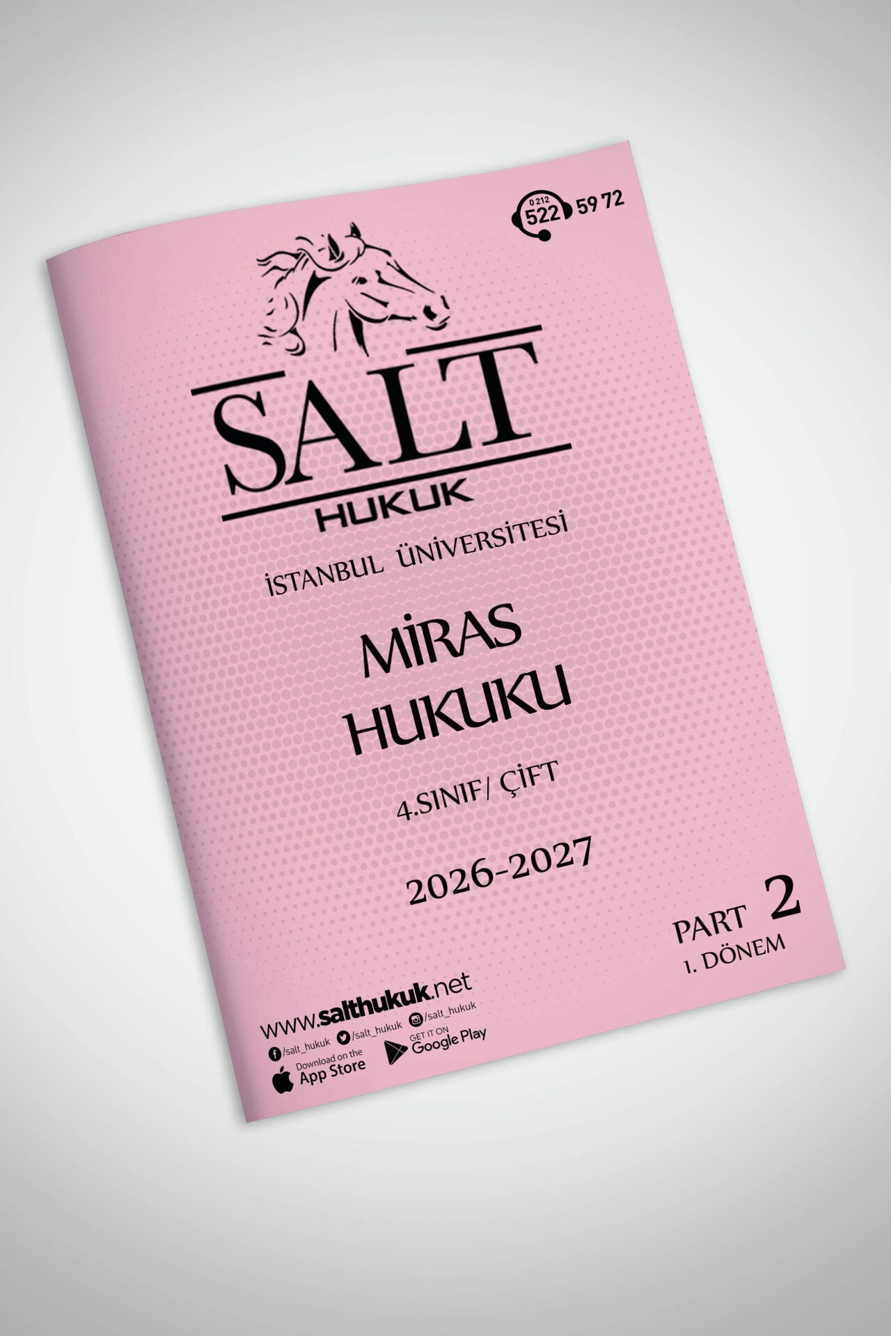 Miras Hukuku Çift 1. Dönem Part-2 (2026-2027)-İÜHF-Konu Anlatım Kitapçığı