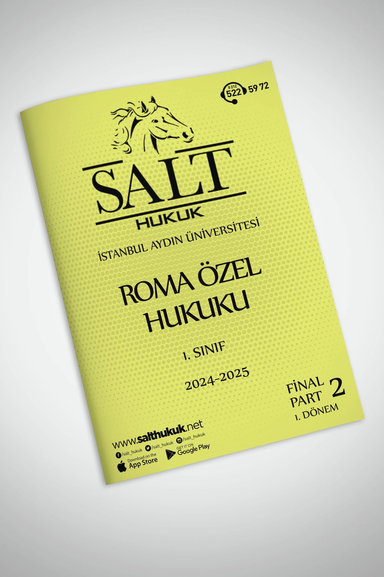 Roma Hukuku 1. Dönem Final Part-2 (2024-2025)-İAÜ-Konu Anlatım Kitapçığı