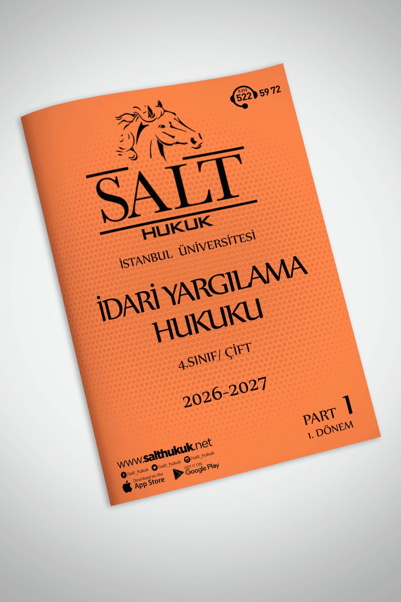 İdari Yargılama Hukuku Çift 1. Dönem Part-1 (2026-2027)-İÜHF-Konu Anlatım Kitapçığı