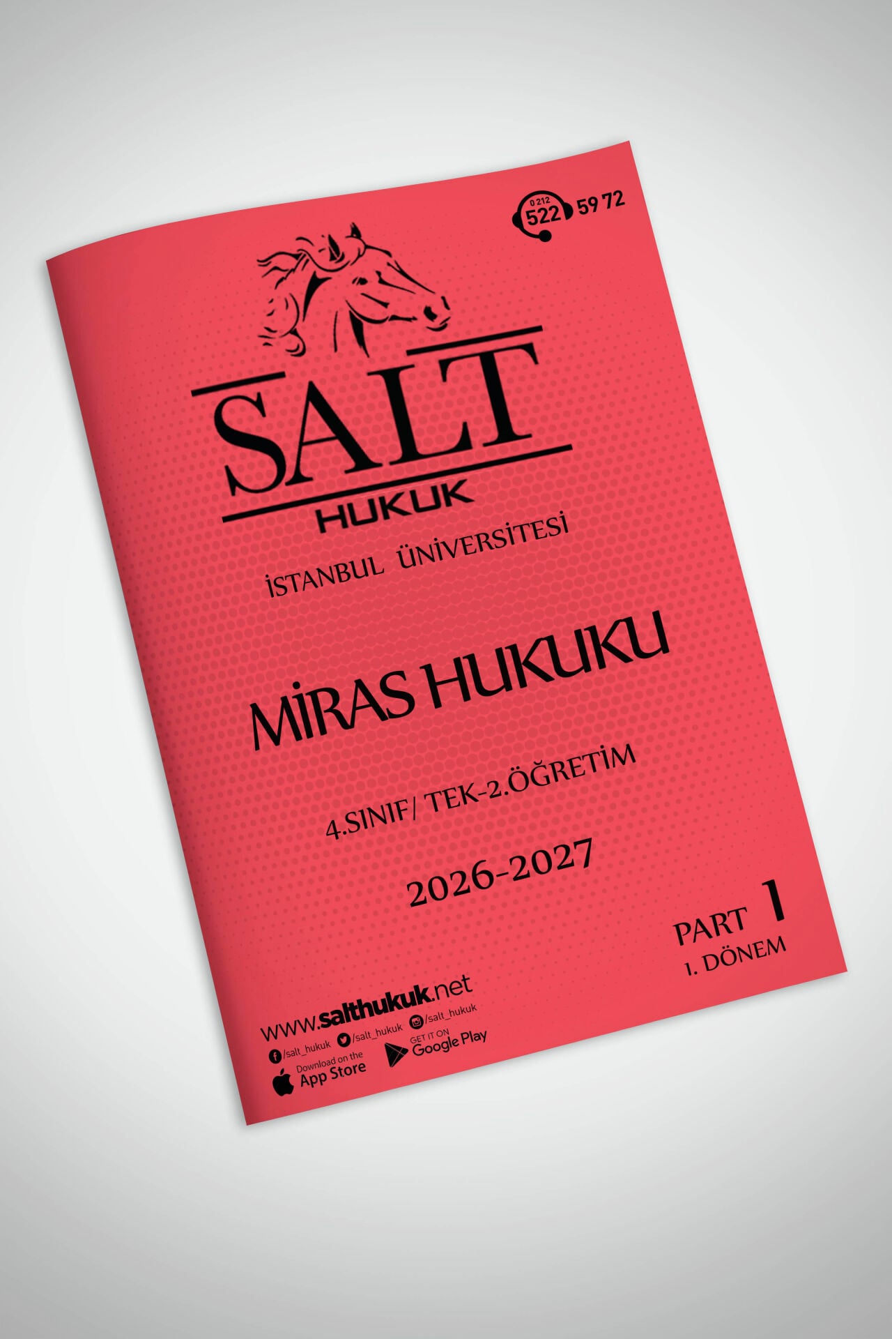 Miras Hukuku Tek-2.Öğretim 1. Dönem Part-1 (2026-2027)-İÜHF-Konu Anlatım Kitapçığı