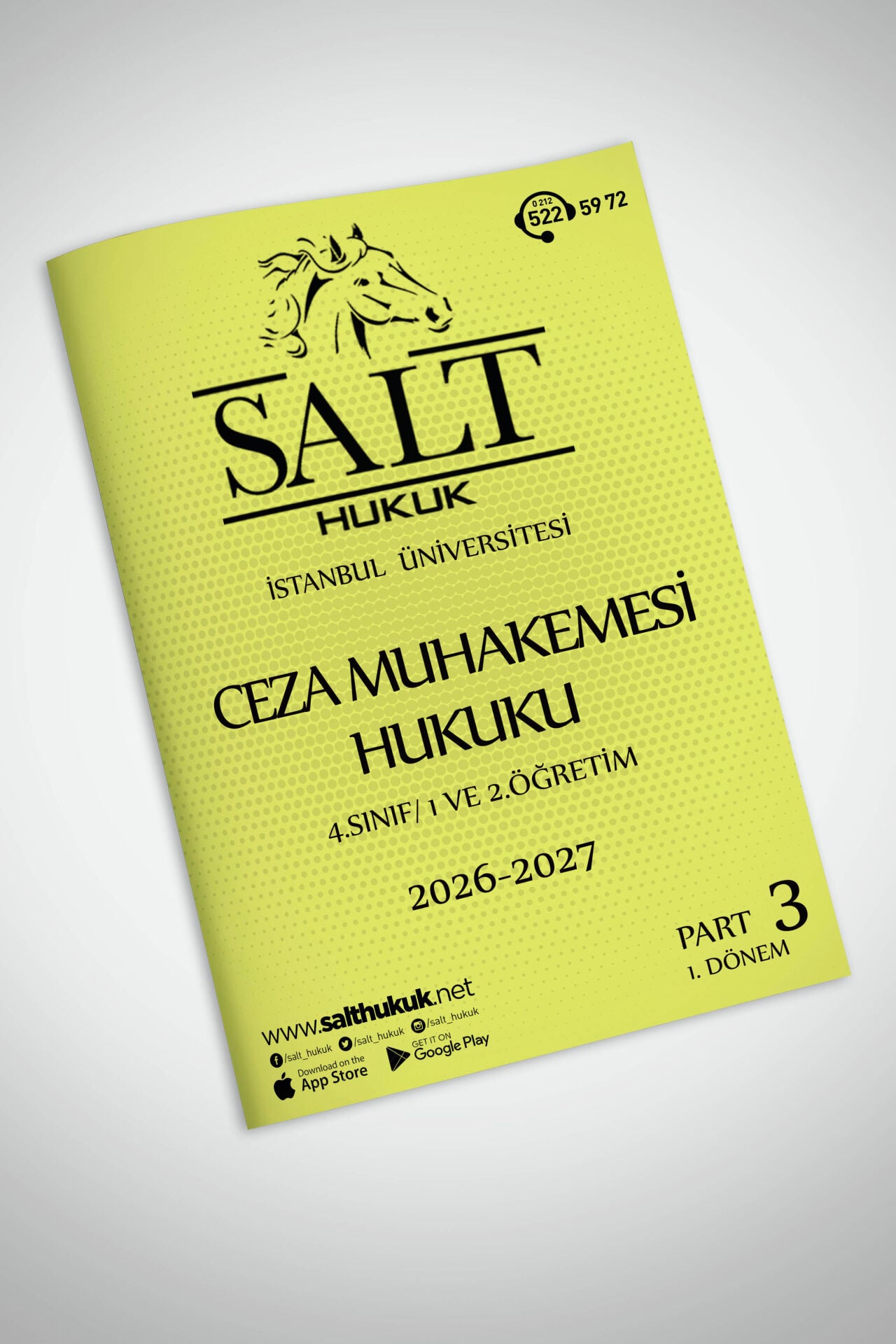 Ceza Muhakemesi Hukuku 1.VE 2.Öğretim  1. Dönem Part-3 (2026-2027)-İÜHF-Konu Anlatım Kitapçığı