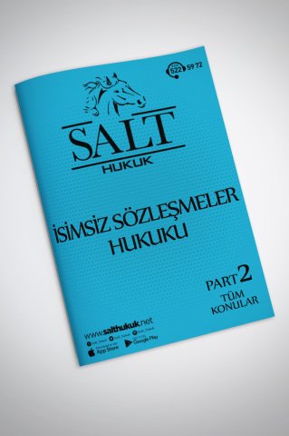 İSİMSİZ SÖZLEŞMELER TÜM KONULAR PART-2-Konu Anlatım Kitapçığı