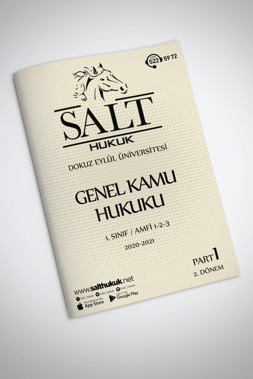 Genel Kamu Hukuku Amfi 1-2-3 2. Dönem Part-1 (2020-2021)-DEÜ-Konu Anlatım Kitapçığı