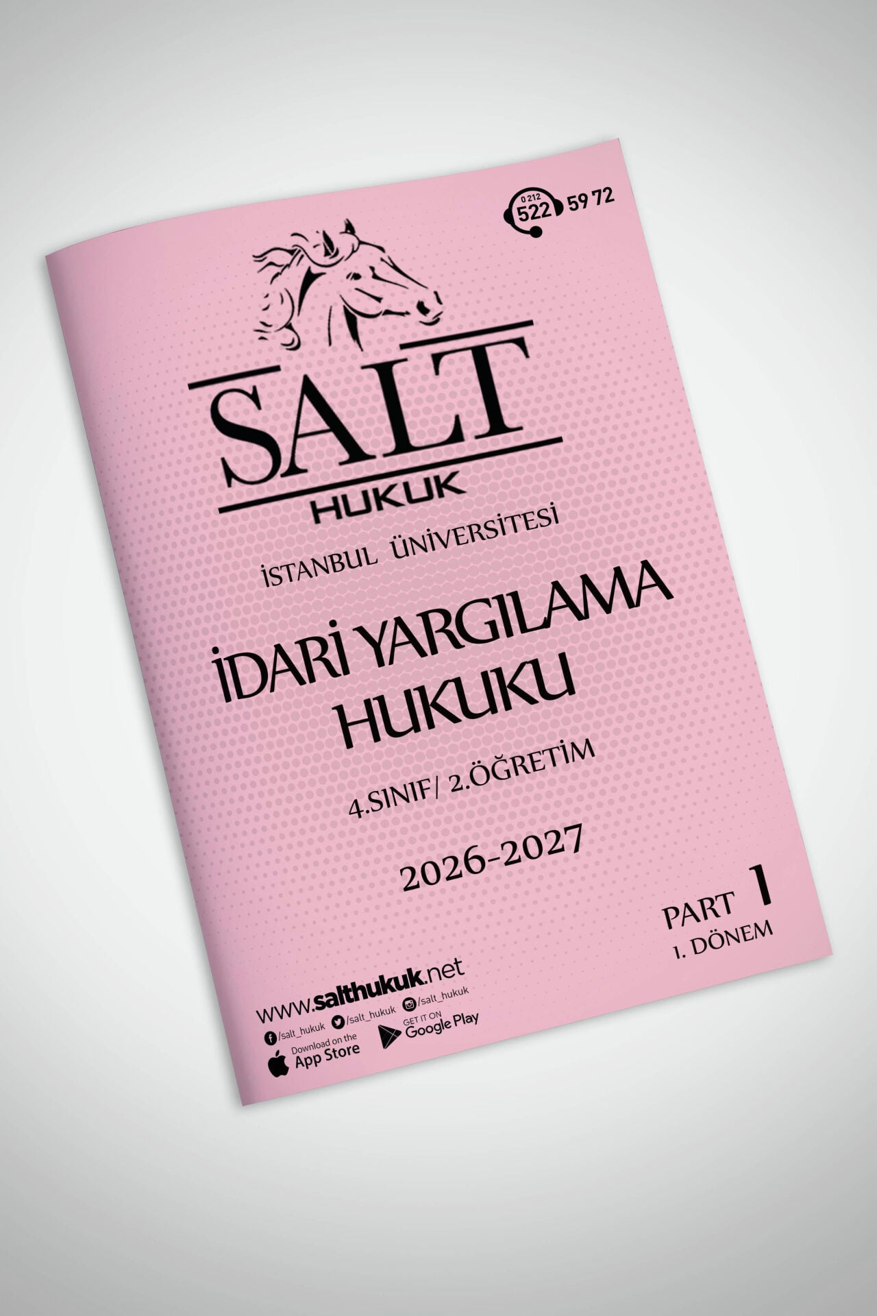 İdari Yargılama Hukuku 2.Öğretim 1. Dönem Part-1 (2026-2027)-İÜHF-Konu Anlatım Kitapçığı