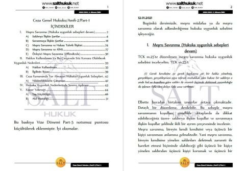 Ceza Genel Hukuku Amfi 2 2. Dönem Part-1 (2020-2021)-DEÜ-Konu Anlatım Kitapçığı