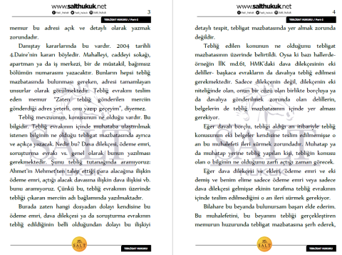 TEBLİGAT HUKUKU TÜM KONULAR PART-2-Konu Anlatım Kitapçığı