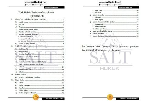 Türk Hukuk Tarihi Amfi 1-2 2. Dönem Part-1 (2020-2021)-DEÜ-Konu Anlatım Kitapçığı