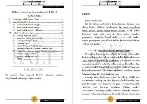 Hukuk Felsefesi Amfi 1 2. Dönem Part-1 (2020-2021)-DEÜ-Konu Anlatım Kitapçığı