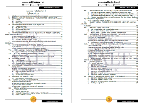 Anayasa Hukuku 1. Dönem Part-1 (2020-2021)-AKHF-Konu Anlatım Kitapçığı
