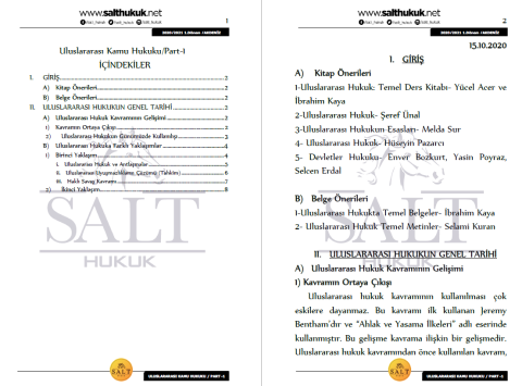 Uluslararası Kamu Hukuku 1. Dönem Part-1 (2020-2021)-AKHF-Konu Anlatım Kitapçığı