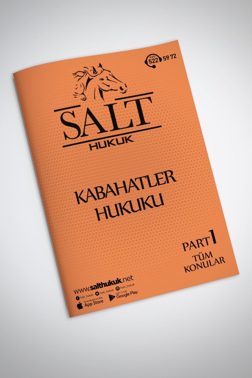 KABAHATLER HUKUKU TÜM KONULAR PART-1-Konu Anlatım Kitapçığı