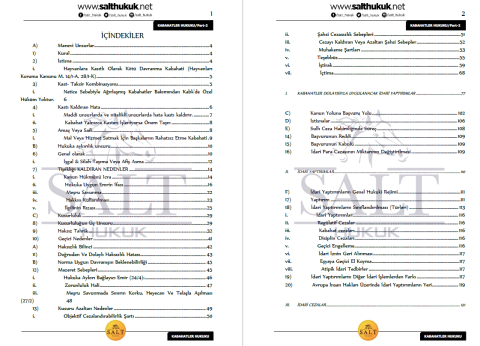 KABAHATLER HUKUKU TÜM KONULAR PART-2-Konu Anlatım Kitapçığı