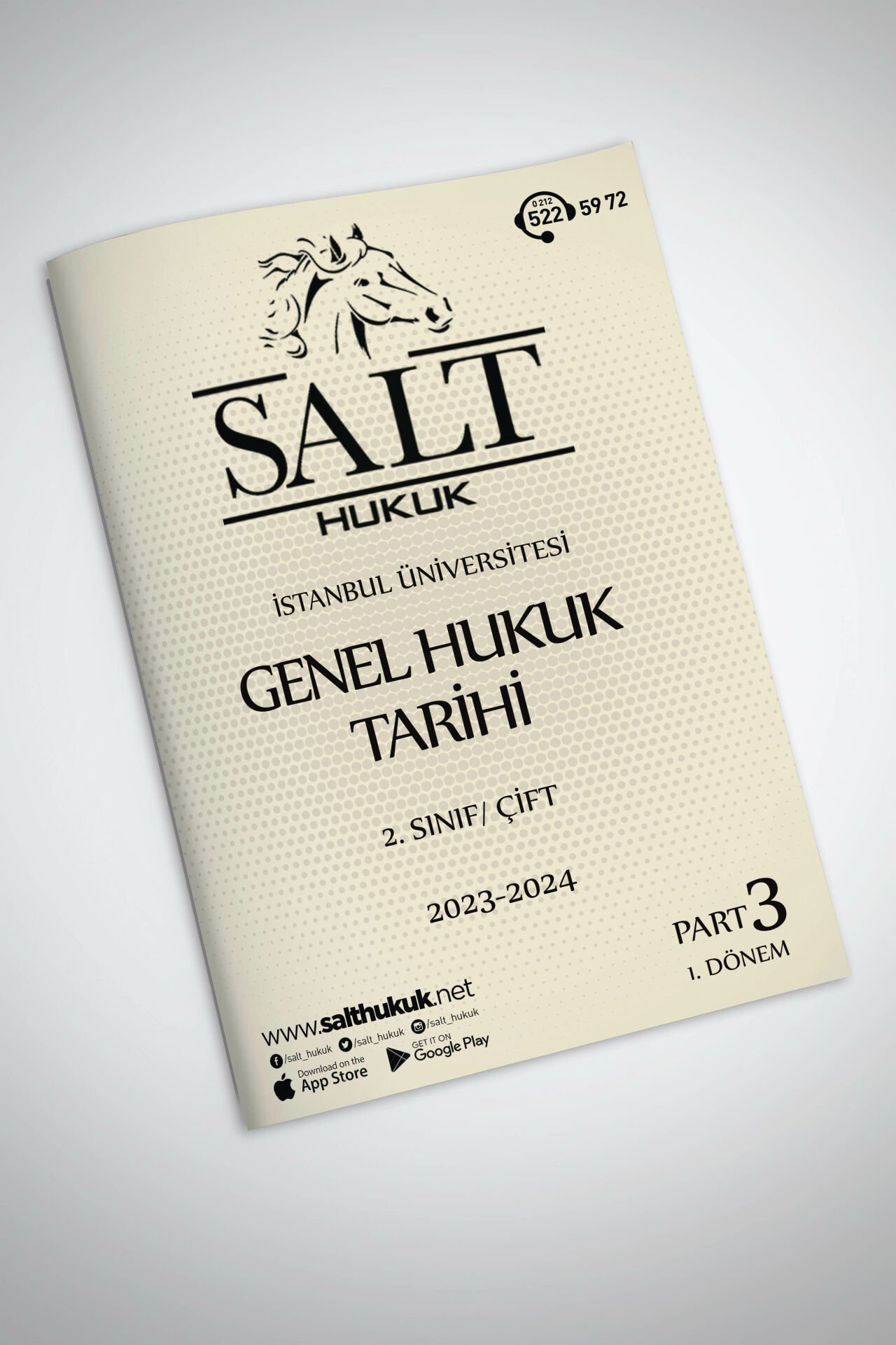 Genel Hukuk Tarihi Çift 1. Dönem Part-3 (2023-2024)-İÜHF-Konu Anlatım Kitapçığı
