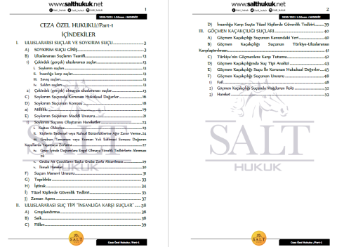 Ceza Özel Hukuku 1. Dönem Part-1 (2020-2021)-AKHF-Konu Anlatım Kitapçığı