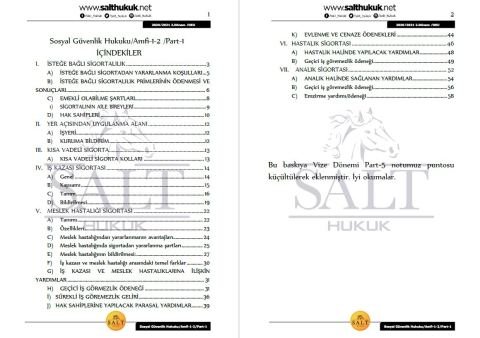 Sosyal Güvenlik Hukuku Amfi 1-2 2. Dönem Part-1 (2020-2021)-DEÜ-Konu Anlatım Kitapçığı