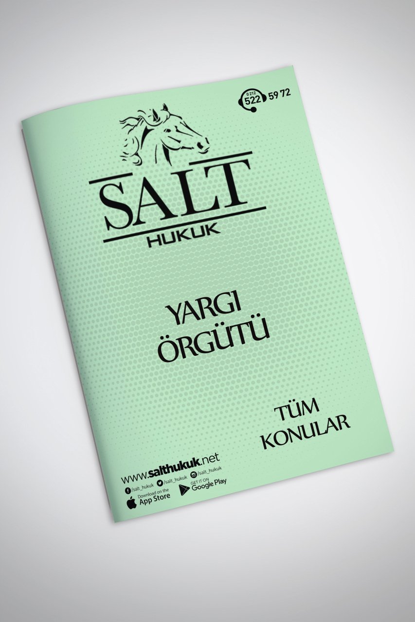 YARGI ÖRGÜTÜ TÜM KONULAR-Konu Anlatım Kitapçığı