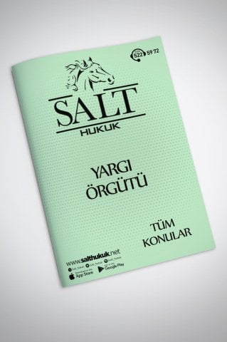 YARGI ÖRGÜTÜ TÜM KONULAR-Konu Anlatım Kitapçığı