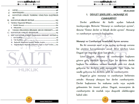 Anayasa Hukuku 1. Dönem Part-2 (2020-2021)-AKHF-Konu Anlatım Kitapçığı