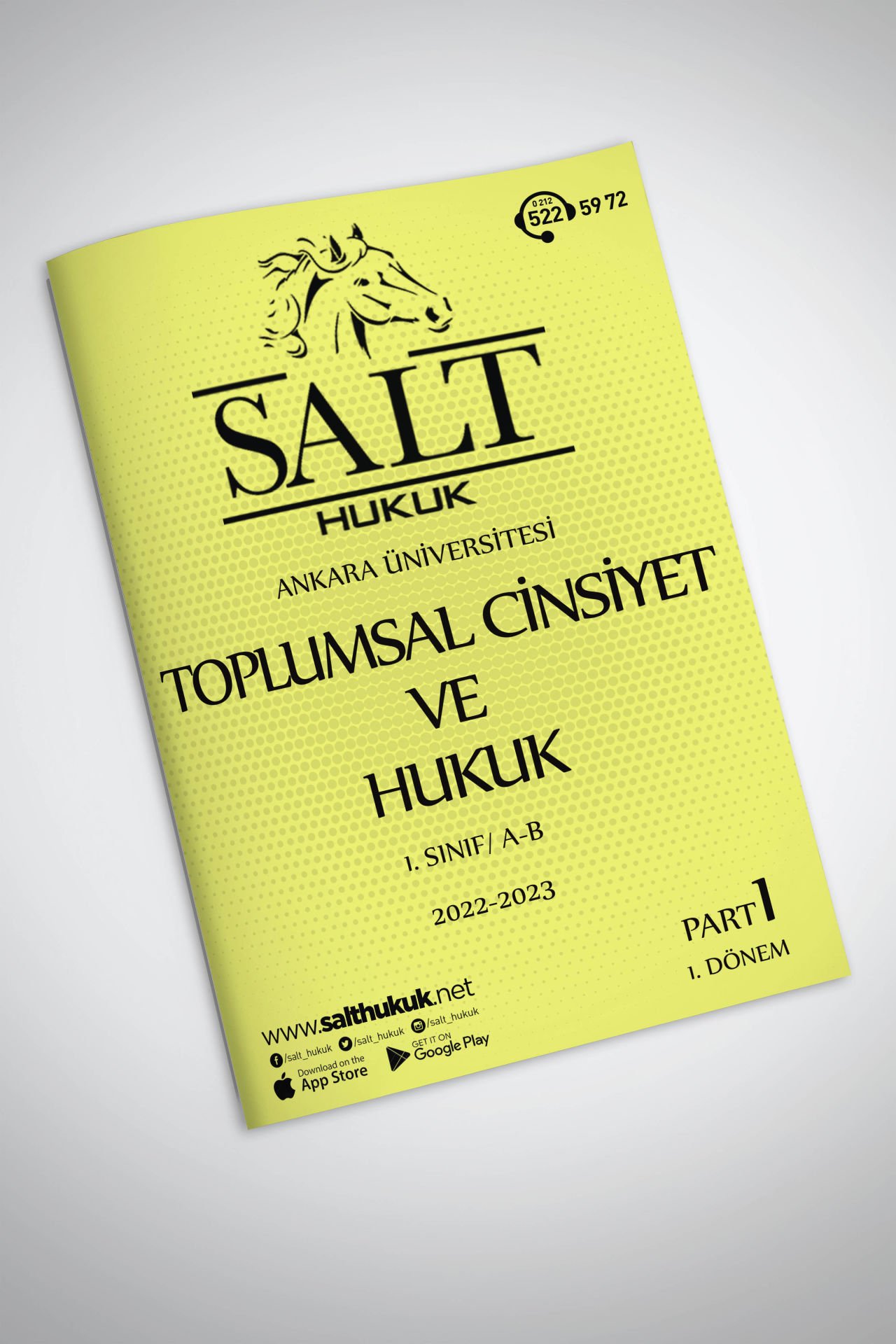 TOPLUMSAL CİNSİYET VE HUKUK  1. Dönem Part-1 (2022-2023)-AÜHF-Konu Anlatım Kitapçığı