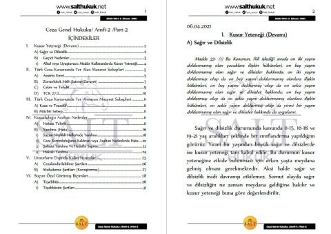 Ceza Genel Hukuku Amfi 2 2. Dönem Part-2 (2020-2021)-DEÜ-Konu Anlatım Kitapçığı